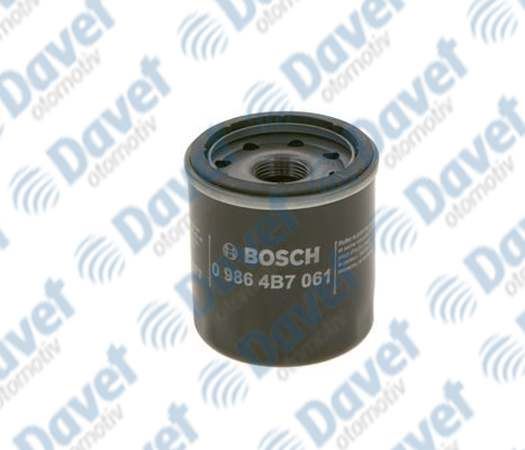 BOSCH 09864B7061 Yag Filtresi Almera 00=> Juke 10=> Micra 05=> Note 06=> Primera 00=> Qashqai 07=> Altima 2.5 3.5 Clio Iii 2.0 Espace Iv 3.5 Ex35 3.5 4×4 Ex35 3.5 Awd